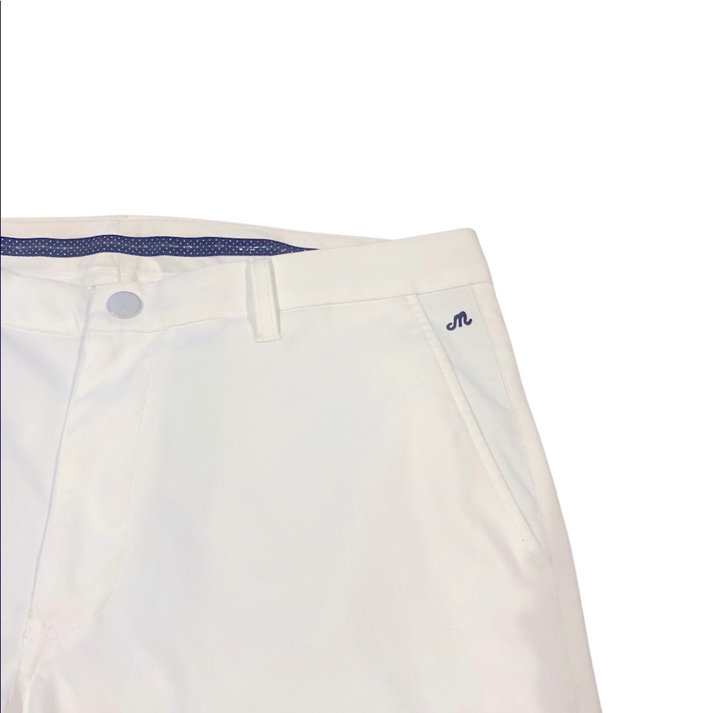 Maide x Bonobos straight leg golf white pants 34 x 36 - Picture 4 of 8